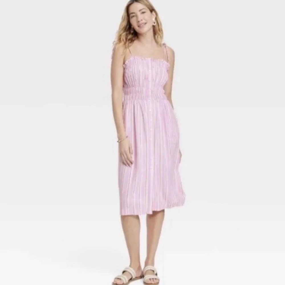 Universal Threads smocked striped summer dress